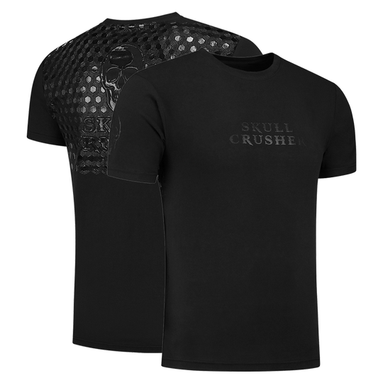 Skull Crusher® – Powergrip-Shirt Schwarz – Bargriff – Squat-Shirt