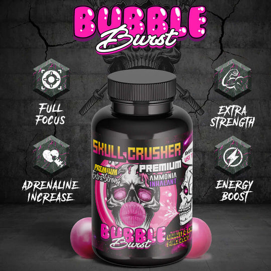 Triple Combi Pack 3x - Menthol Ice + Bubble Burst + Citrus Storm Smelling Salt - Skull Crusher®